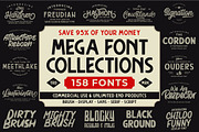 The MEGA FONT COLLECTIONS 2021, a Serif Font by Garisman Std (Thumbnail 1 of 52)