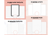 Note Taking Printable Paper Template, a Stationery Template by Templatables (Thumbnail 3 of 10)