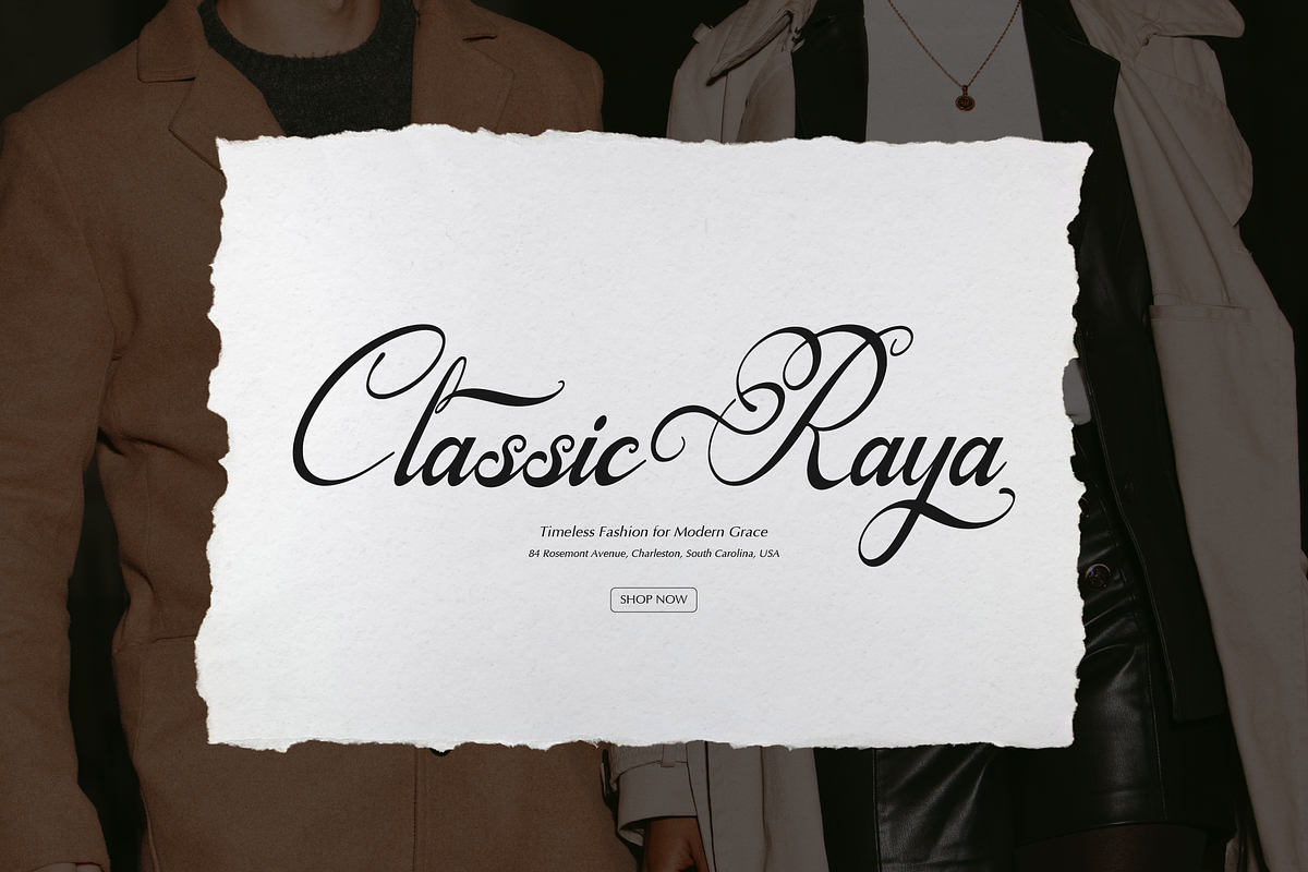 Arthemy Rorelia | Calligraphy Font, a Script Font by Denustudios (Photo 7 of 12)