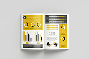 Annual Report Template, a Brochure Template by retrographix (Thumbnail 11 of 14)