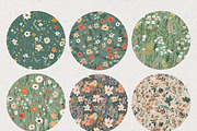 Sage Green Flower Paper Patterns, a Pattern Graphic by Natural Planners (Thumbnail 3 of 5)