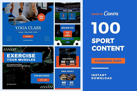 Sports Content Facebook Posts