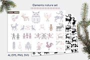 Scandi knit ornaments collection, an Animal Illustration by Gray Cat Graphics (Thumbnail 8 of 18)
