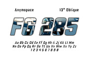 Anymspace - Modern Display Font, a Sans Serif Font by Attractype (Thumbnail 5 of 8)