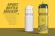 Sport Water Bottle Mockups Bundle, a Product Mockup by PSD Market (Thumbnail 5 of 14)