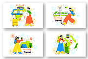 10 Eco Friendly Travel Lifestyle, a Transportation Illustration by denayunebgt (Thumbnail 3 of 4)