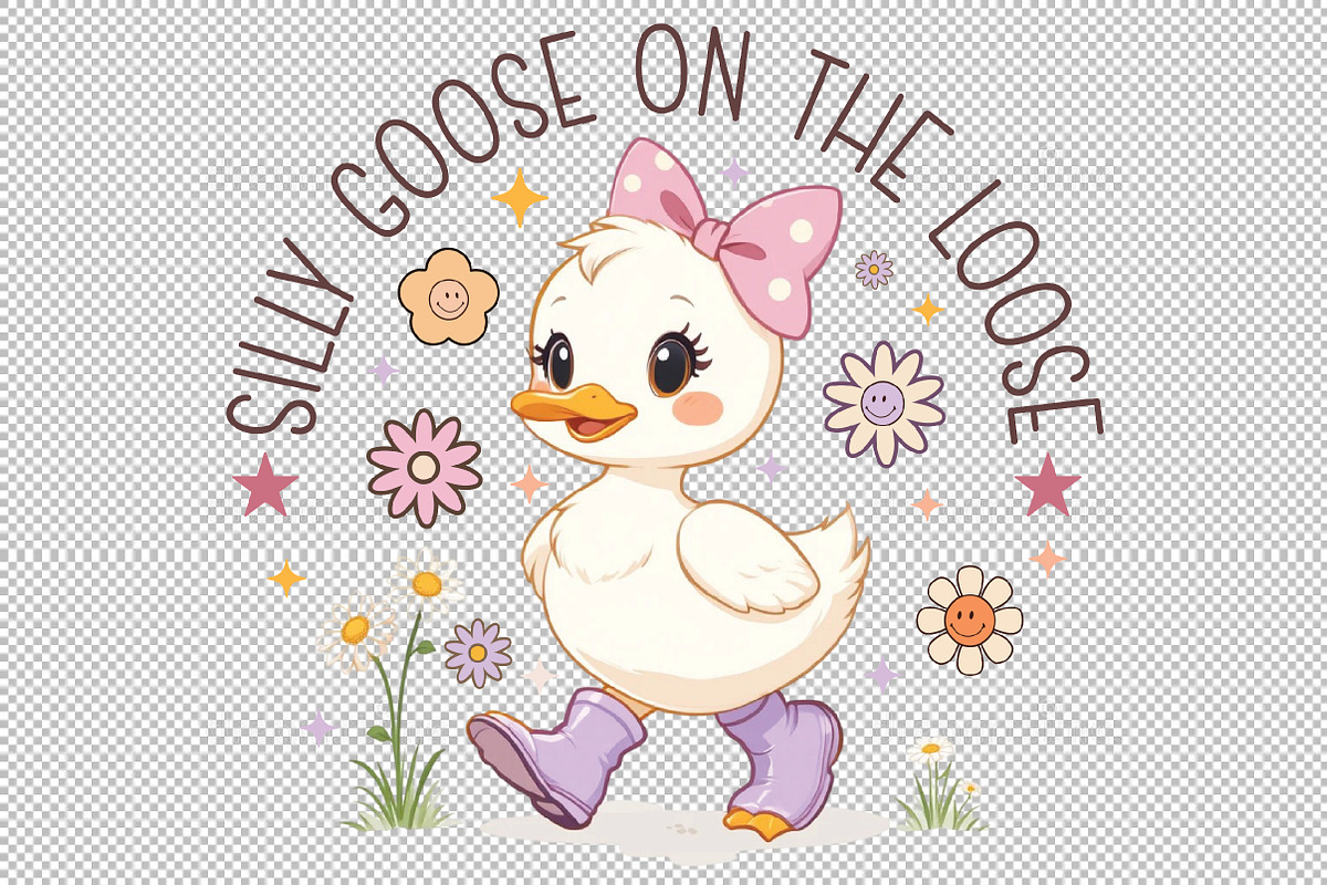 Silly Goose on the Loose PNG, an Illustration by Sublimation Artist (Photo 2 of 6)