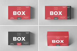 Carton Box Mock-up 23x14x8