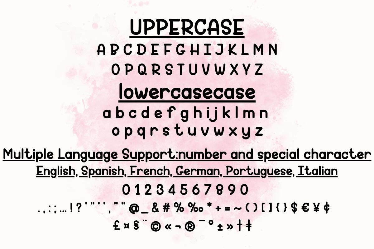 December Pastel - Script Handwritten, a Handwritten Font by Charmingbear59.design (Photo 5 of 5)