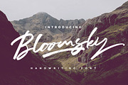 Bloomsky, a Script Font by Dirtyline Studio (Thumbnail 1 of 9)