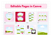 Couple Photo Book Canva Template, a Magazine Template by PLANETSEL (Thumbnail 10 of 10)