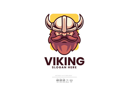 Viking Man Logo Designs