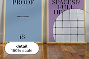 Golden Frame Mockups SIMPLA, a Household Mockup by Bonumo (Thumbnail 4 of 10)