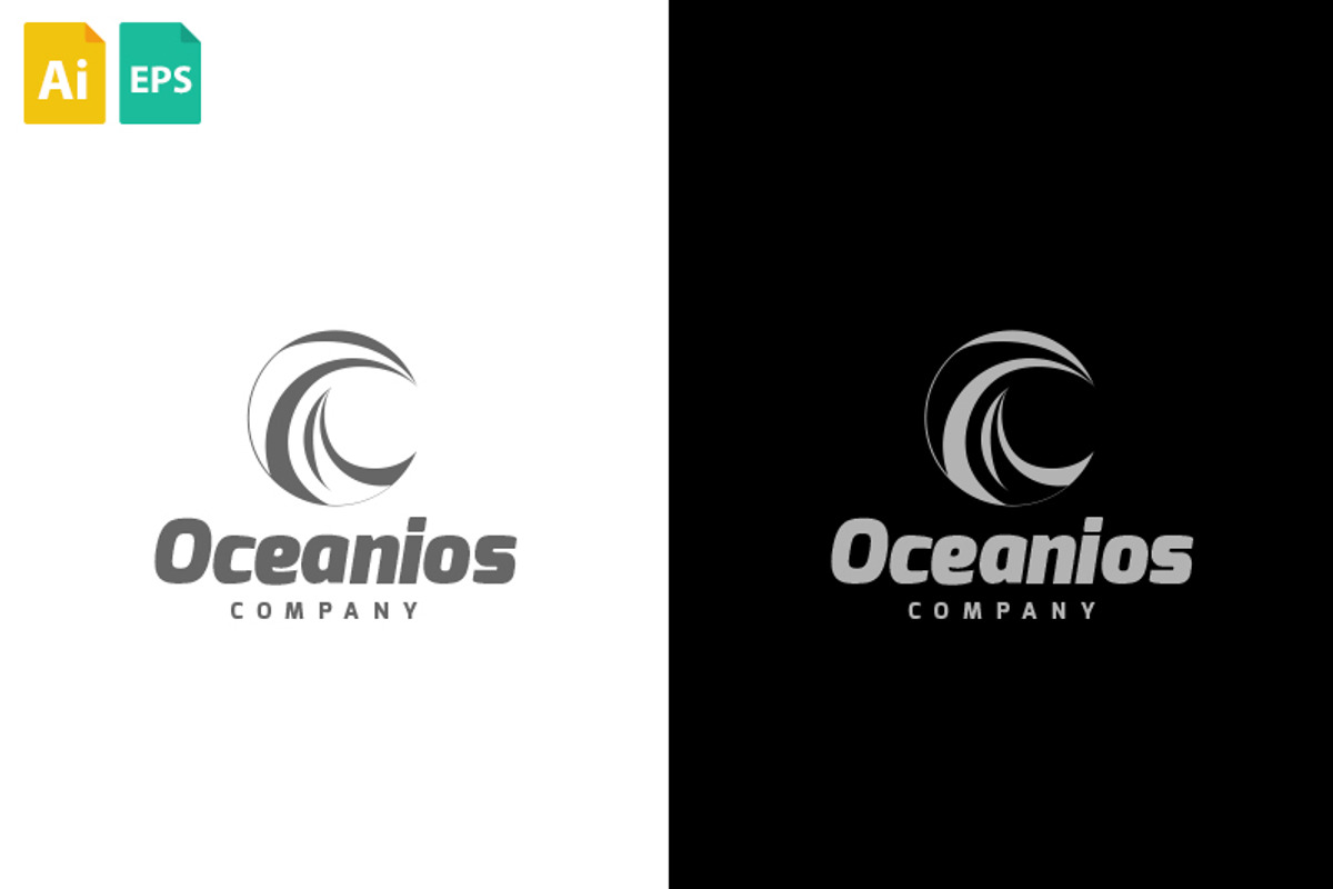 Oceanios Logo, a Branding & Logo Template by Schneider Design Store (Photo 2 of 2)