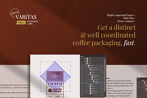 Varitas V1-SHORT Version Cofee Label