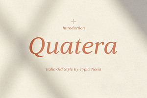 Quatera - Classic Italic