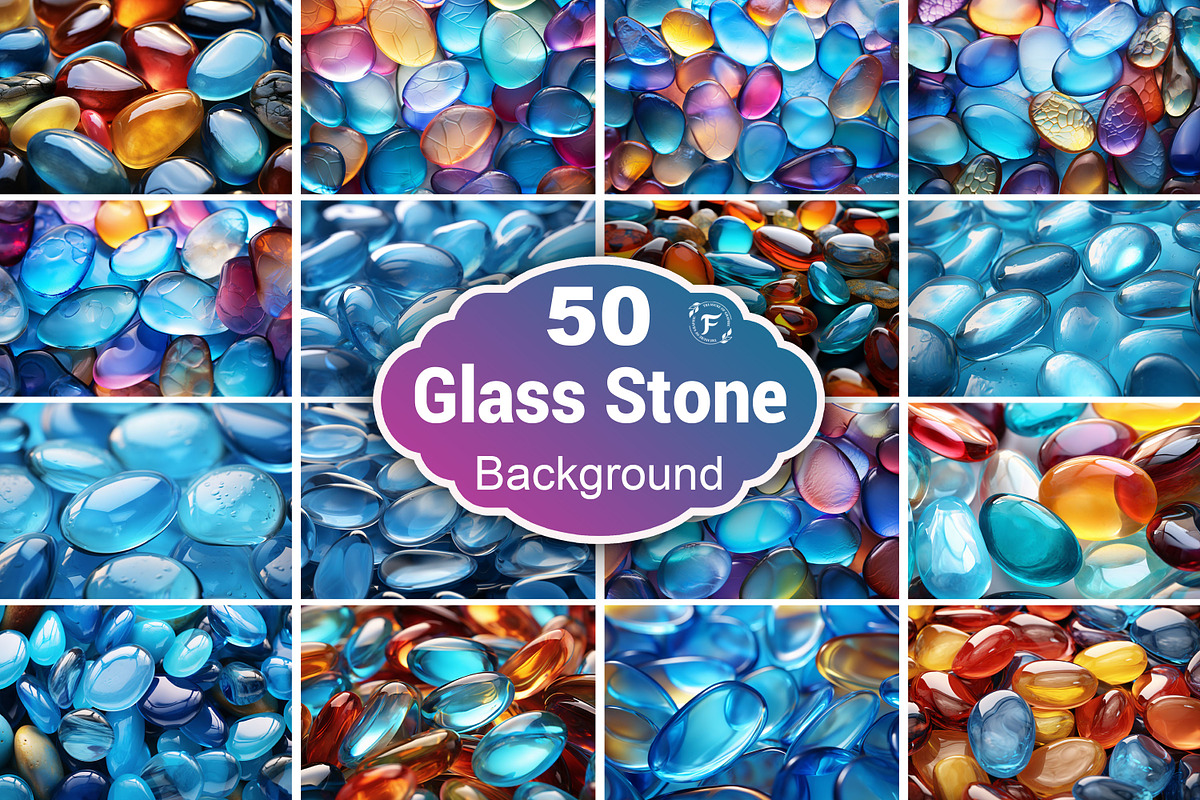 Glass Stones Background, a Wallpaper Graphic by Forhadx5 (Photo 1 of 9)