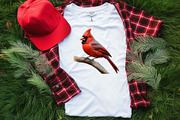 Red Cardinal PNG Christmas Bundle, an Illustration by Moon Studio (Thumbnail 10 of 11)