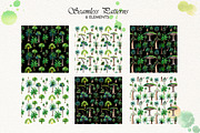 Watercolor Exotic Trees, an Illustration by Graphobia (Thumbnail 7 of 11)