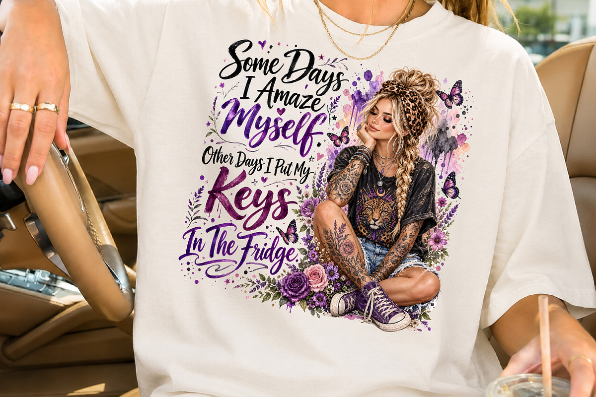 Some Days I Amaze Myself PNG, a Person Illustration by Rose Art (Photo 2 of 4)