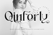 Qinferly, a Serif Font by Letterara (Thumbnail 1 of 14)
