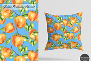 Persimmon Seamless Patterns, a Food Illustration by OlDm_Shop (Thumbnail 7 of 10)