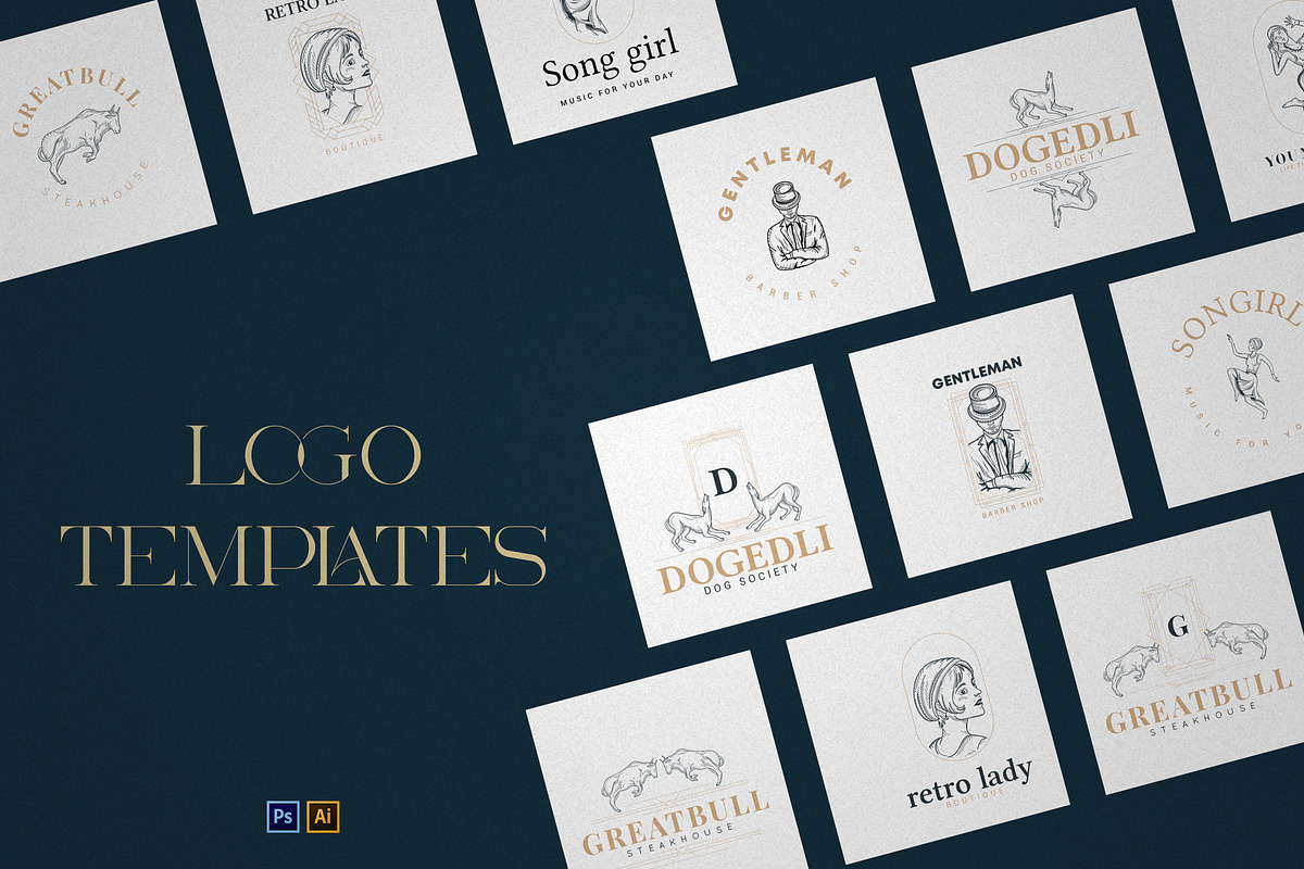 Art Deco Collection - Fonts, Vectors, a Serif Font by VP Fonts (Photo 13 of 23)
