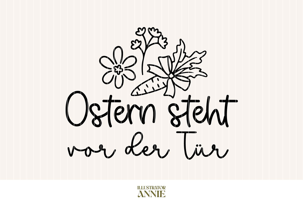 German Easter SVG Quote Bundle, an Object Graphic by IllustratorAnnie (Photo 8 of 9)