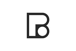 Letter PB BP Monogram Initials logo, a Branding & Logo Template by yanuart