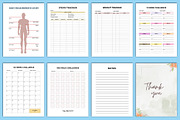 2025 Fitness Planner Bundle Canva, a Stationery Template by Designmela01 (Thumbnail 6 of 6)