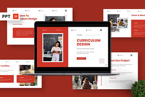 Curriculum Design - Education PPT, a Presentation Template by Deepslide Studio