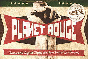 Planet Rouge Display Font
