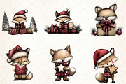 Whimsical Fox Clipart, an Illustration by DreamCafeArt (Thumbnail 7 of 7)