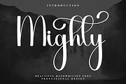 Mighty, a Font by InermediaSTUDIO (Thumbnail 1 of 7)