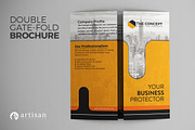 Double Gate fold Brochure, a Brochure Template by artisanHR (Thumbnail 1 of 3)