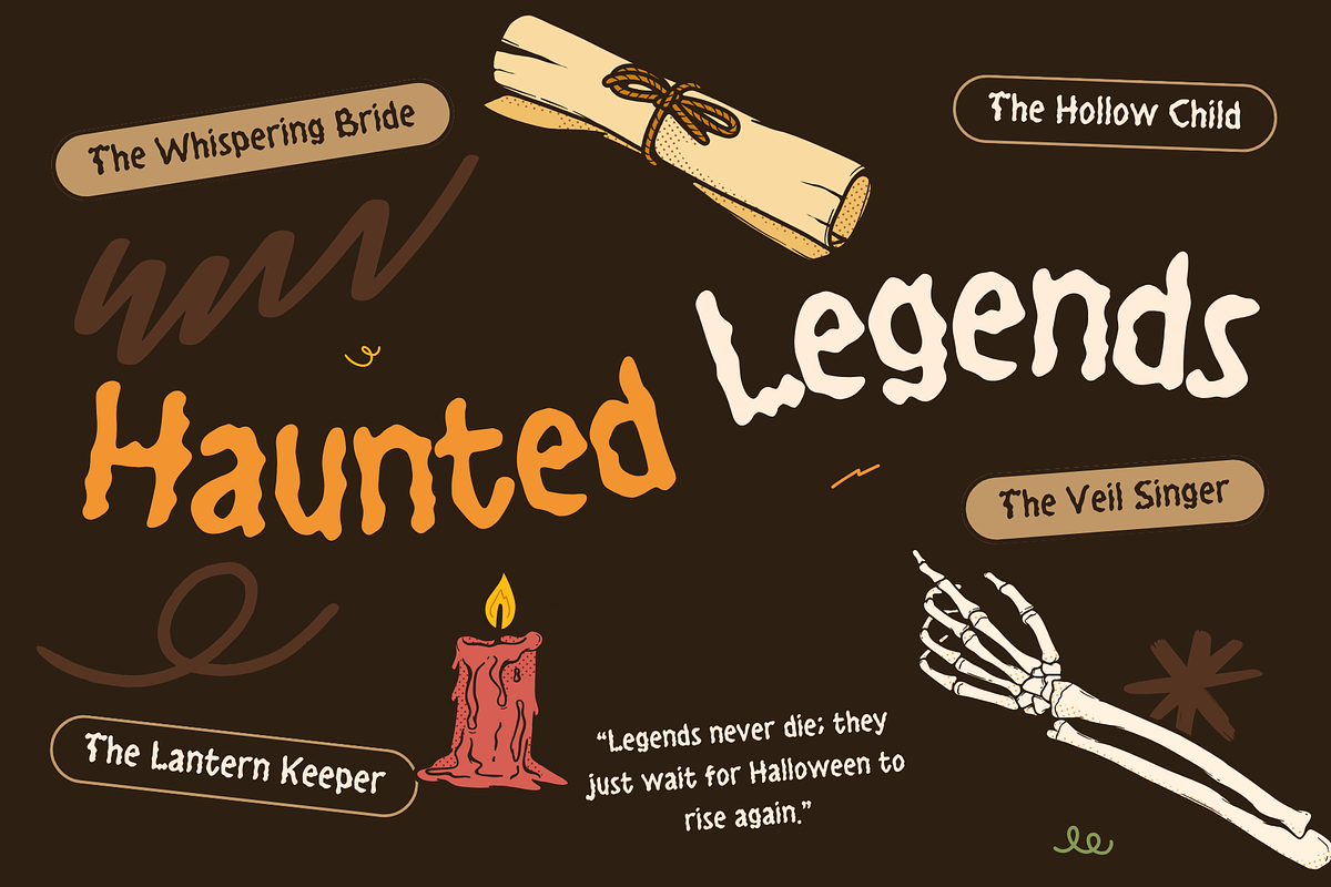 Ghoul Stain – Organic Horror Font, a Handwritten Font by BearyType Studio (Photo 3 of 10)