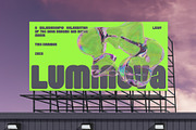 Luicy – Bold Groovy Sans Serif Font, a Sans Serif Font by Inviline.co (Thumbnail 13 of 15)