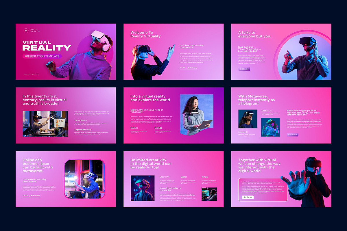Virtual Reality Presentation Templat, a Presentation Template by evgenystudio (Photo 5 of 7)