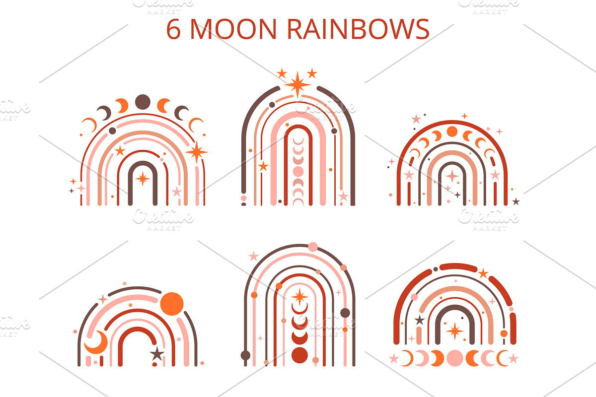 Moon Phases and Crystals, an Illustration by Svetlana Avv (Photo 7 of 11)