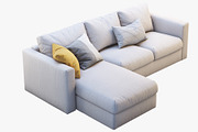 Three-seat sofa (2 options) 3D model, a Furniture 3D Model by 3dmitruk (Thumbnail 5 of 16)
