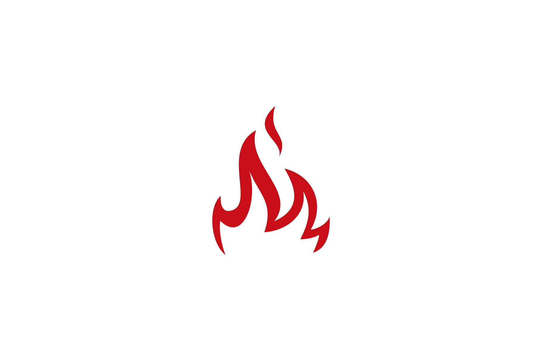 Fire Flame Logo Vector Icon by Vstrd Typeworks  Creative Market