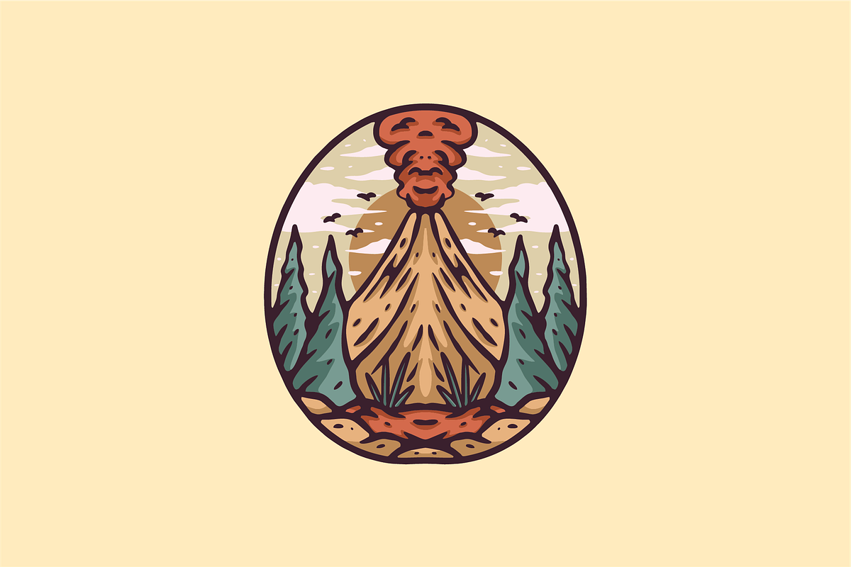 Majestic Mountain Vista, an Object Illustration by nomlimo.com (Photo 1 of 2)