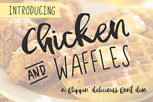 Chicken and Waffles Brush Script