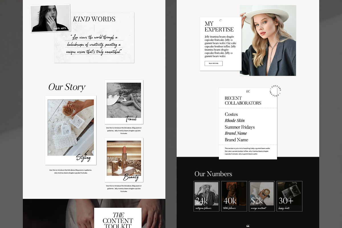 Editorial Showit Website Template, a Websites & App Template by pageparadise (Photo 7 of 10)