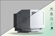 Generic CRT Monitor Mockup, a Mockup by GraphicVil (Thumbnail 6 of 23)