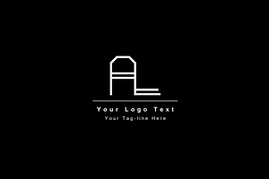 creative modern initial AL LA A L, a Branding & Logo Template by OmerStudio