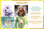 Premium Procreate Watercolor Brushes, a Brush Add-On by nikiartcorner (Thumbnail 3 of 10)