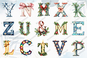 Christmas Alphabet Png Bundle, an Illustration by designcity5 (Thumbnail 3 of 5)