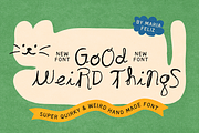 GOOD WEIRD THING | IRREGULAR & WEIRD, a Handwritten Font by Maria Feliz Fonts (Thumbnail 1 of 10)