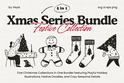 Christmas Series BUNDLE: All 5 in 1, a Seasonal Illustration by Veyla (Thumbnail 2 of 72)